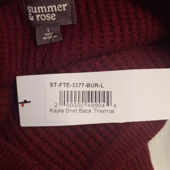 Waffle knit top - Picture 4 of 4